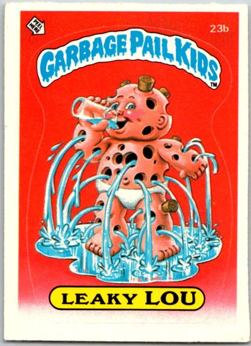 1985 Topps Garbage Pail Kids Series 1 #23b Leaky Lou   V44486