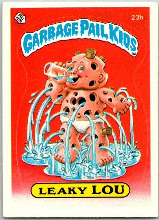 1985 Topps Garbage Pail Kids Series 1 #23b Leaky Lou   V44487