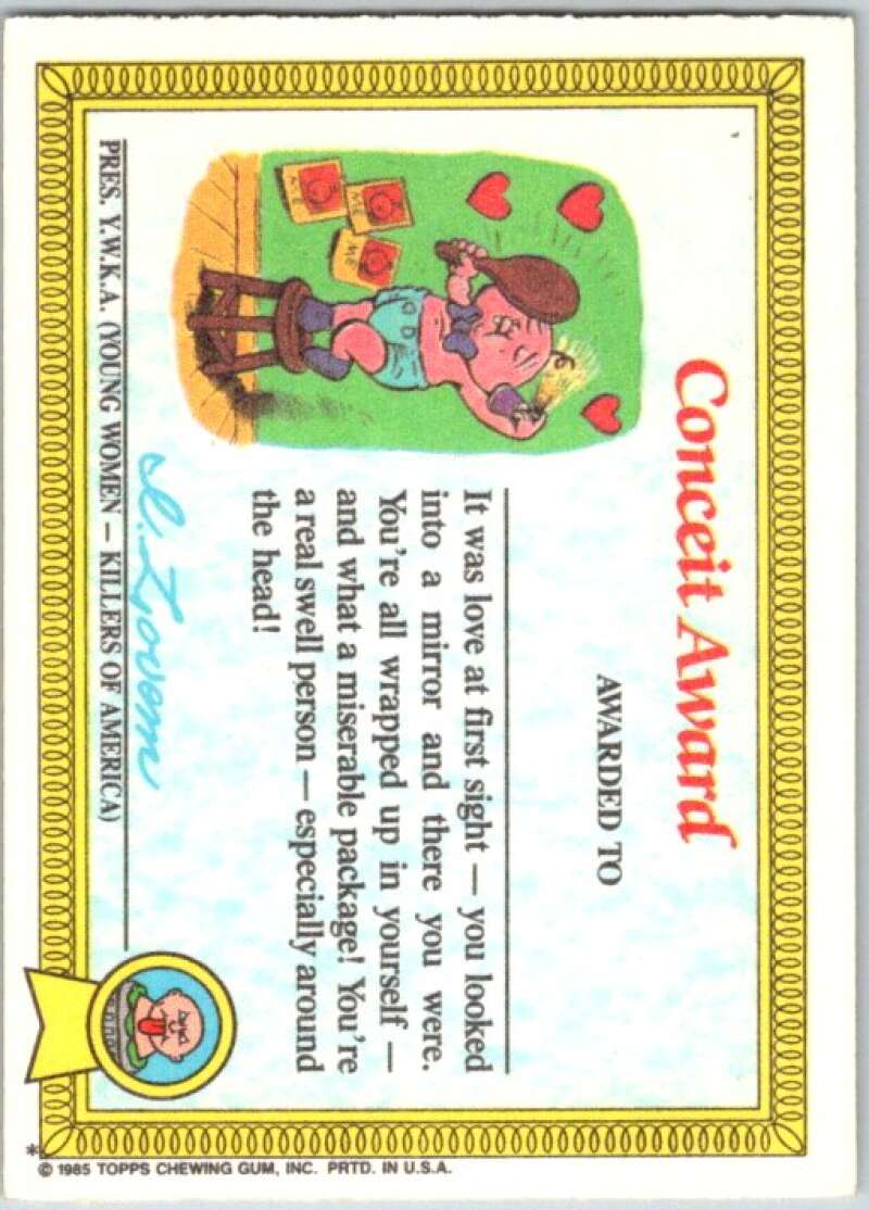 1985 Topps Garbage Pail Kids Series 1 #24a Nervous Rex   V44492
