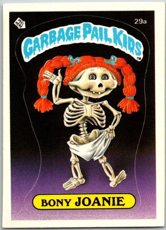 1985 Topps Garbage Pail Kids Series 1 #29a Bony Joanie   V44548