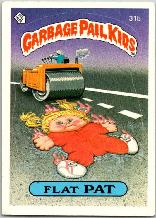 1985 Topps Garbage Pail Kids Series 1 #31b Flat Pat   V44579