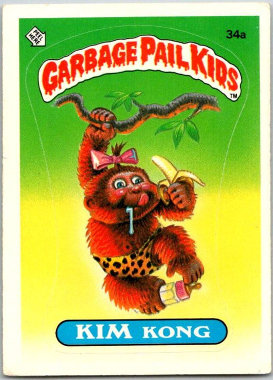 1985 Topps Garbage Pail Kids Series 1 #34a Kim Kong   V44599