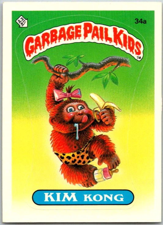 1985 Topps Garbage Pail Kids Series 1 #34a Kim Kong   V44603