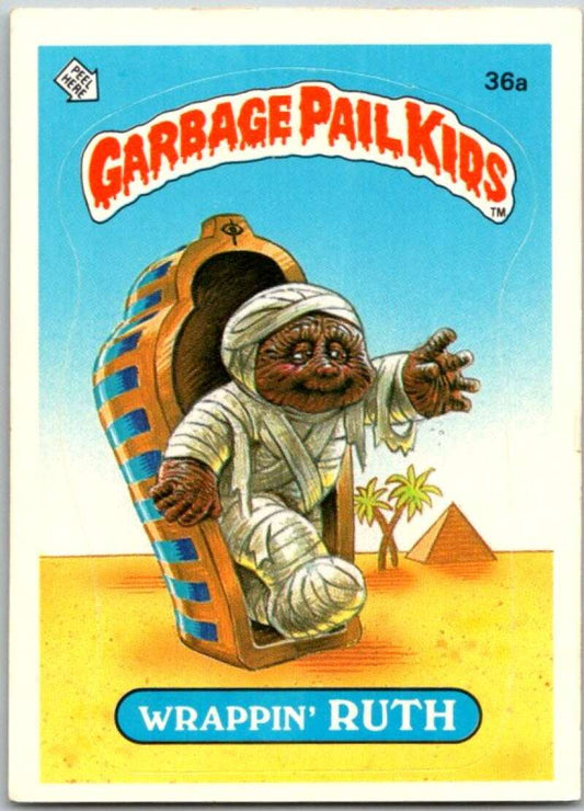 1985 Topps Garbage Pail Kids Series 1 #35a Wrinkly Randy   V44621