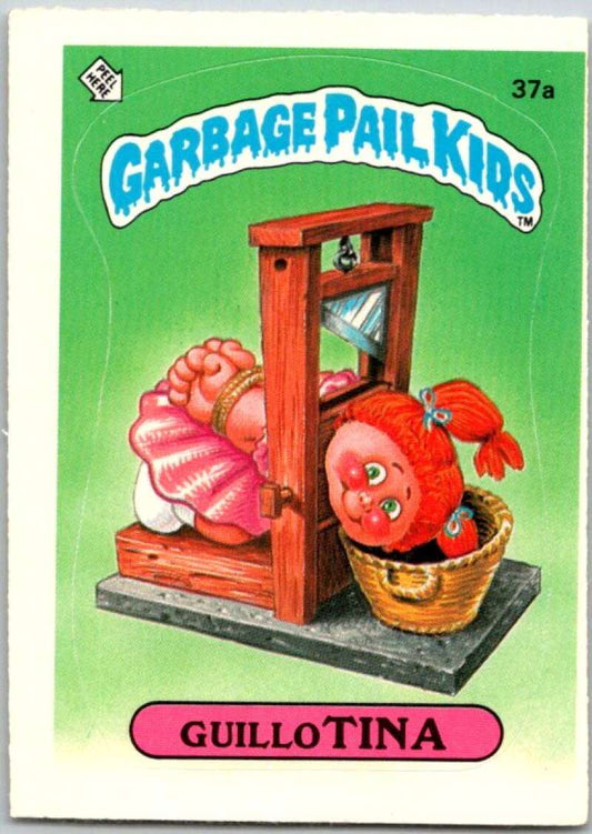 1985 Topps Garbage Pail Kids Series 1 #37a Guillo Tina   V44631