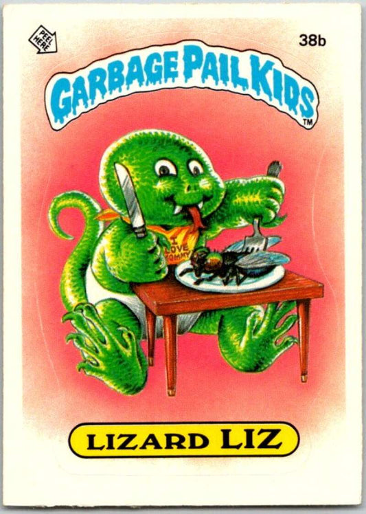 1985 Topps Garbage Pail Kids Series 1 #38b Lizard Liz   V44648
