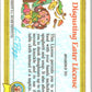 1985 Topps Garbage Pail Kids Series 1 #38b Lizard Liz   V44649