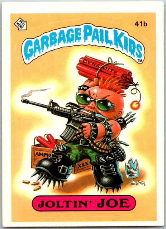 1985 Topps Garbage Pail Kids Series 1 #41b Joltin' Joe   V44675