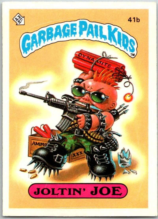 1985 Topps Garbage Pail Kids Series 1 #41b Joltin' Joe   V44677