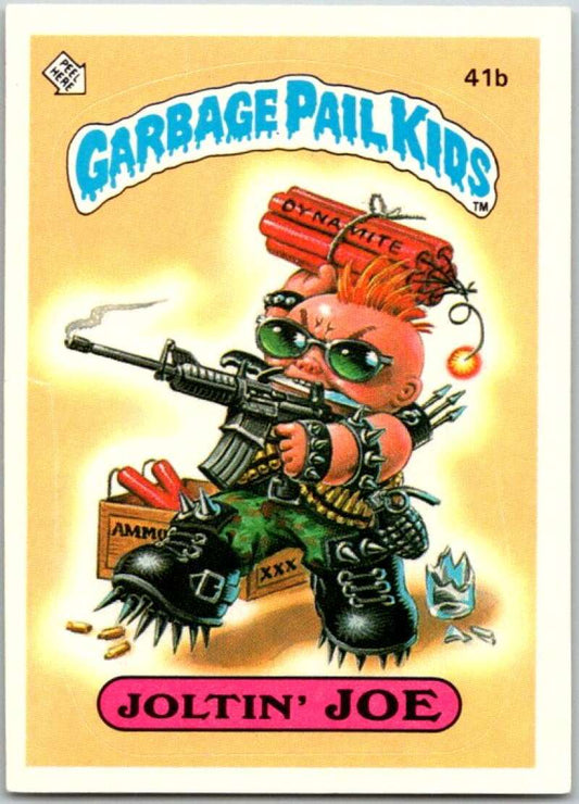 1985 Topps Garbage Pail Kids Series 1 #41b Joltin' Joe   V44678