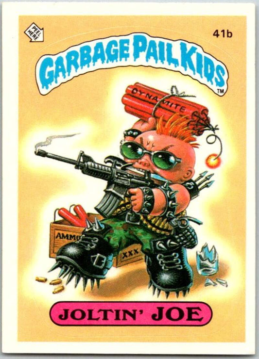 1985 Topps Garbage Pail Kids Series 1 #41b Joltin' Joe   V44679