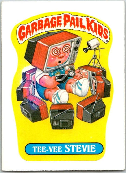 1985 Topps Garbage Pail Kids Series NNO Tee-Vee Stevie  V44736