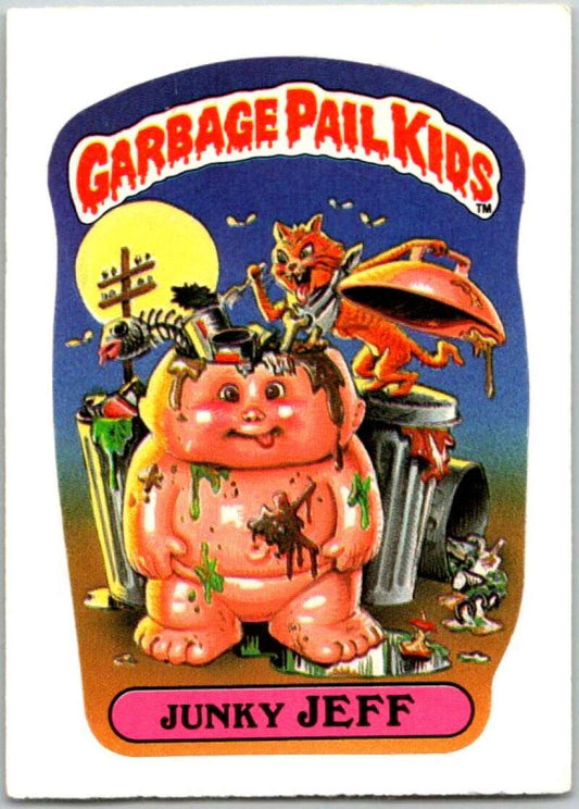 1985 Topps Garbage Pail Kids Series NNO Junky Jeff  V44740
