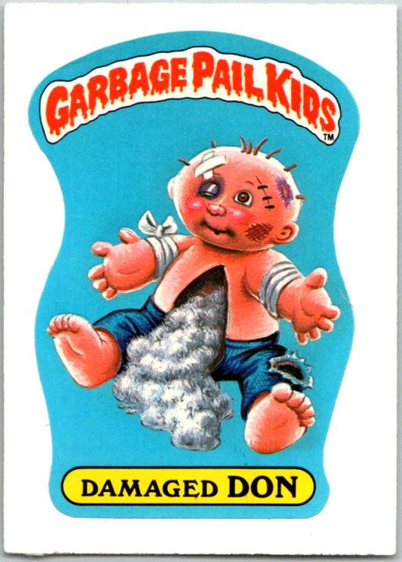 1985 Topps Garbage Pail Kids Series NNO Damaged Don  V44745