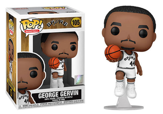 Funko Pop - 105 NBA Basketball - George Gervin Spurs Vinyl Figure Image 1