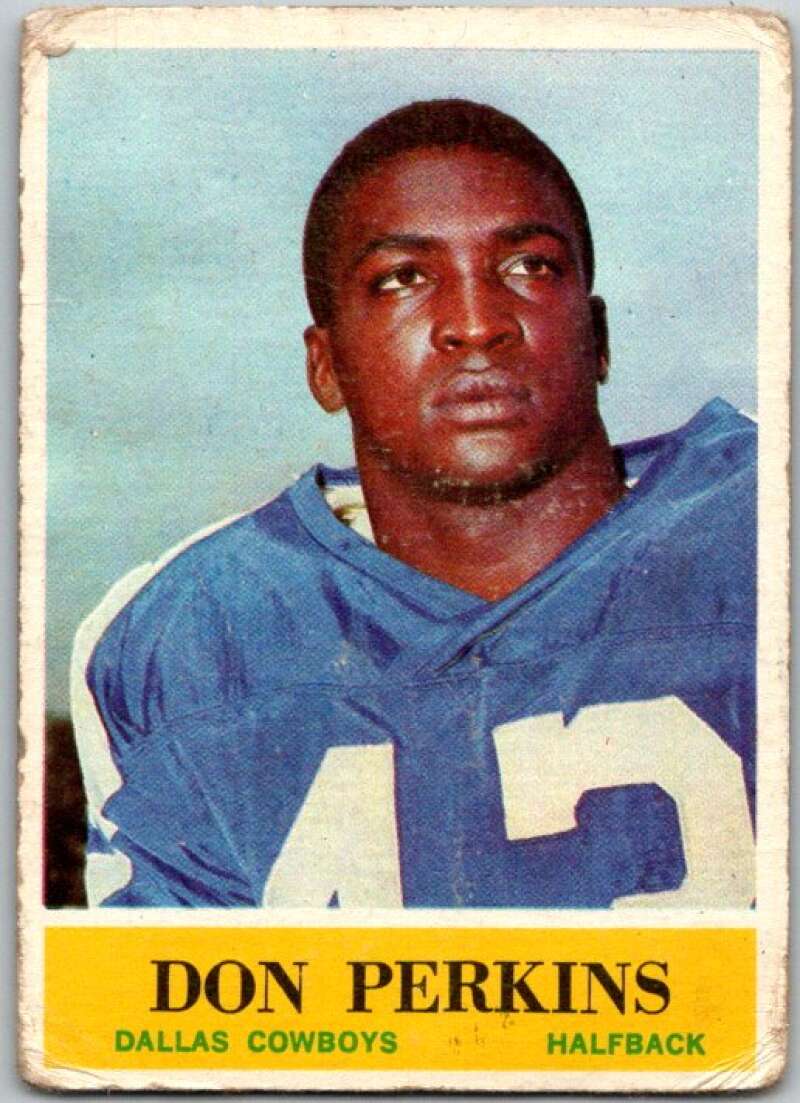 1964 Philadelphia Football #53 Don Perkins  Dallas Cowboys  V44752