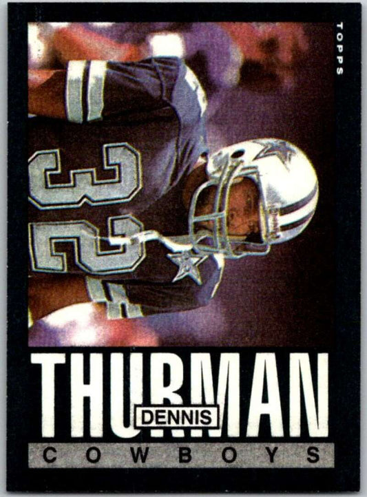 1985 Topps Football #49 Dennis Thurman  Dallas Cowboys  V44803