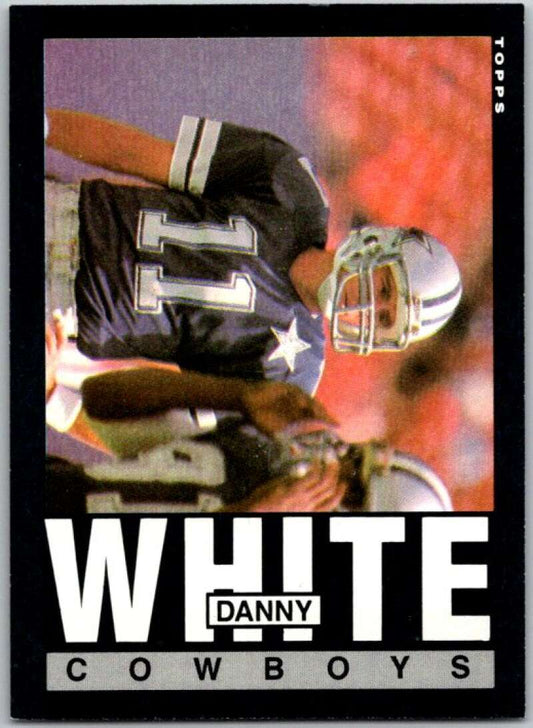 1985 Topps Football #51 Danny White  Dallas Cowboys  V44804