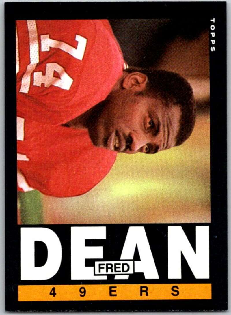 1985 Topps Football #153 Fred Dean  San Francisco 49ers  V44805