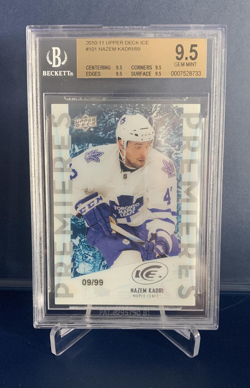 2010-11 Upper Deck Ice #101 Nazem Kadri RC Rookie 9/99 BGS 9.5