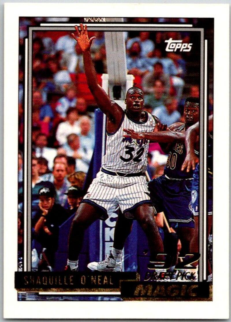 1992-93 Topps Gold #362 Shaquille O'Neal ROOKIE RC NBA Basketball