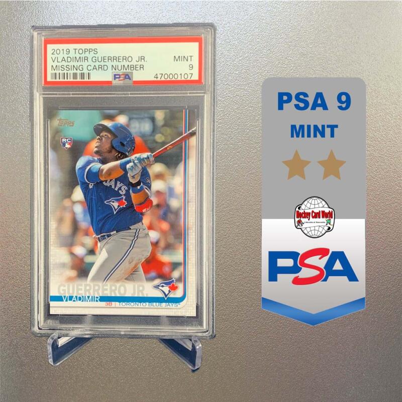 2019 Topps #NNO Vladimir Guerrero Jr. Rookie RC Short Print PSA 9 Mint - #00107