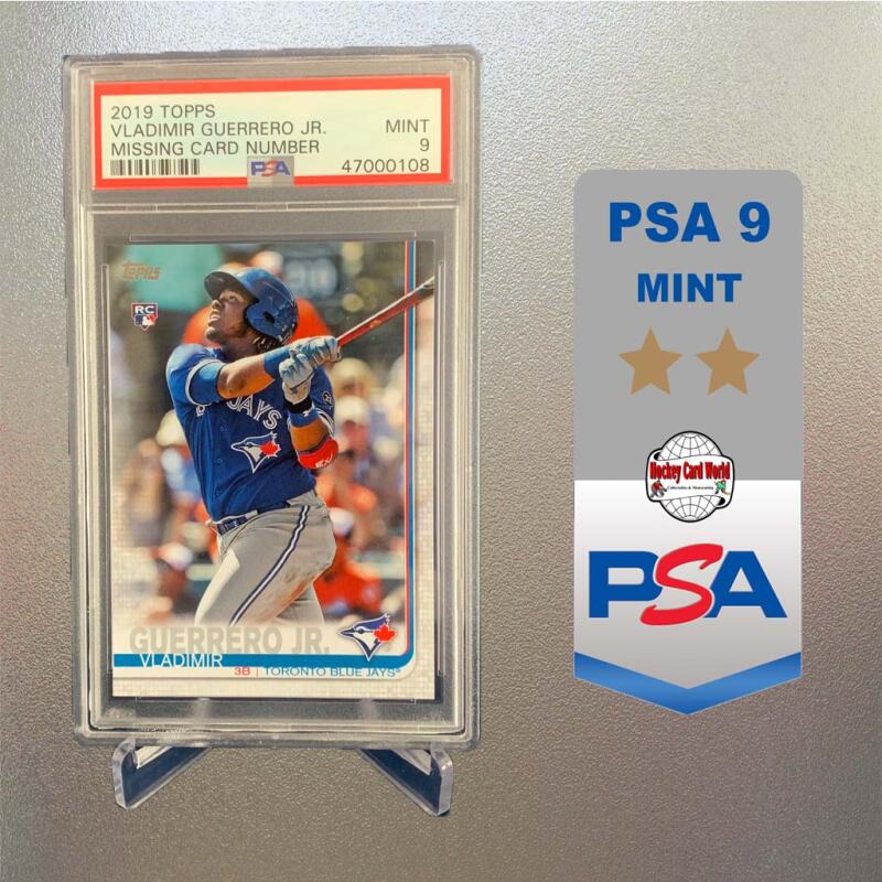 2019 Topps #NNO Vladimir Guerrero Jr. Rookie RC Short Print PSA 9 Mint - #00108