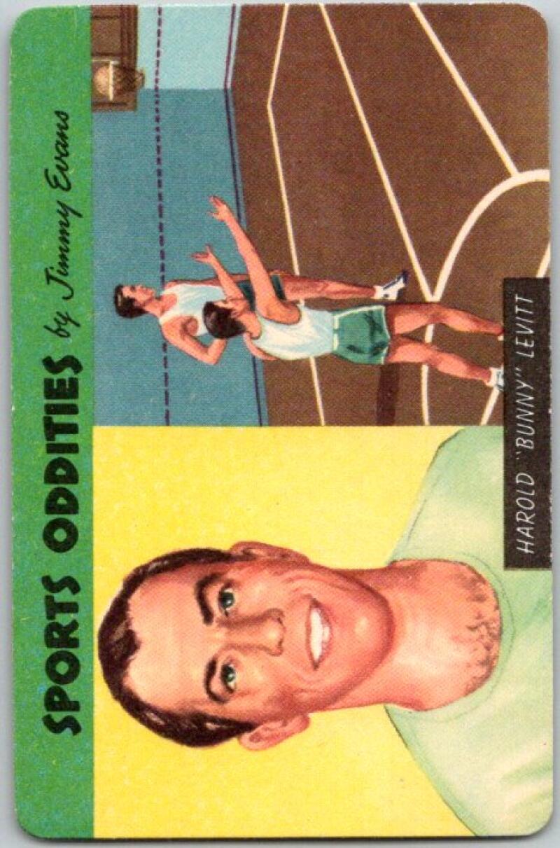 1954 Quaker Sports Oddities #5 Harold (Bunny) Levitt Basketball V44835