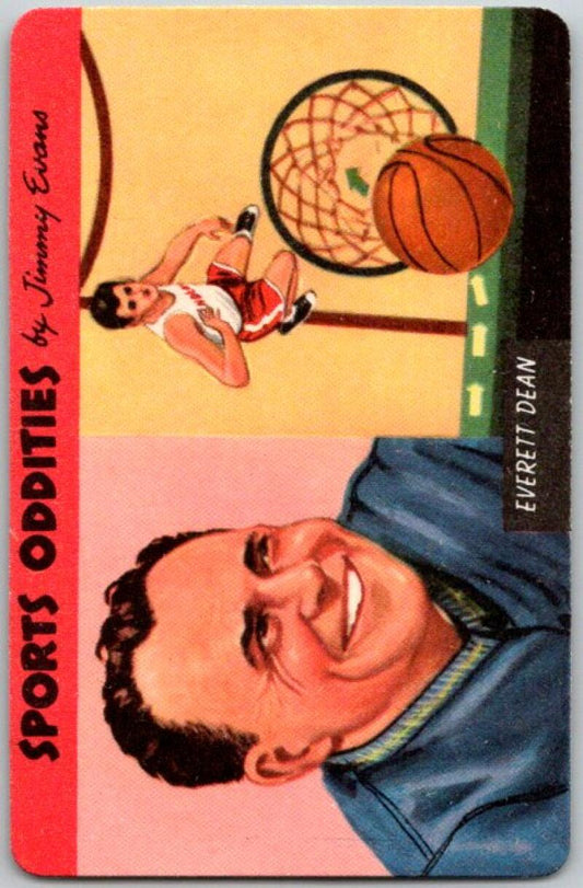 1954 Quaker Sports Oddities #24 Evertt Dean Basketball V44838