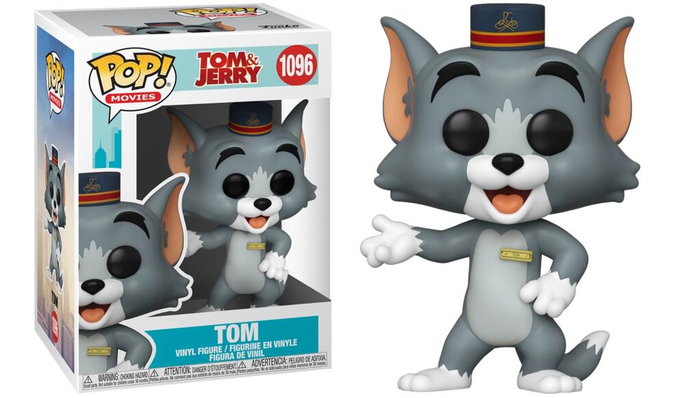 Funko Pop - 1096 Movies - Tom & Jerry - Tom Vinyl Figure Image 1