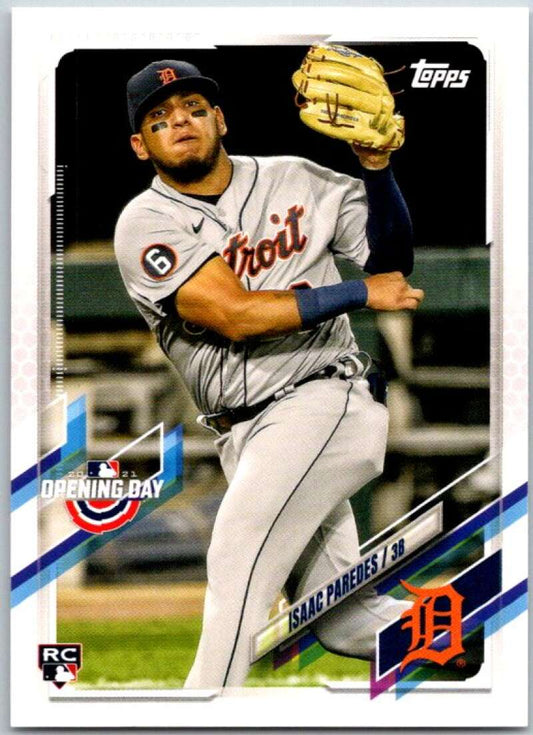 2021 Topps Opening Day #179 Isaac Paredes  RC Rookie Detroit Tigers  V44927