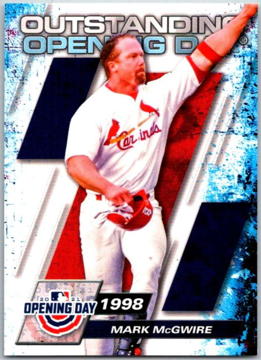 2021 Topps Opening Day Outstanding #OOD-8 Mark McGwire Cardinals  V44934