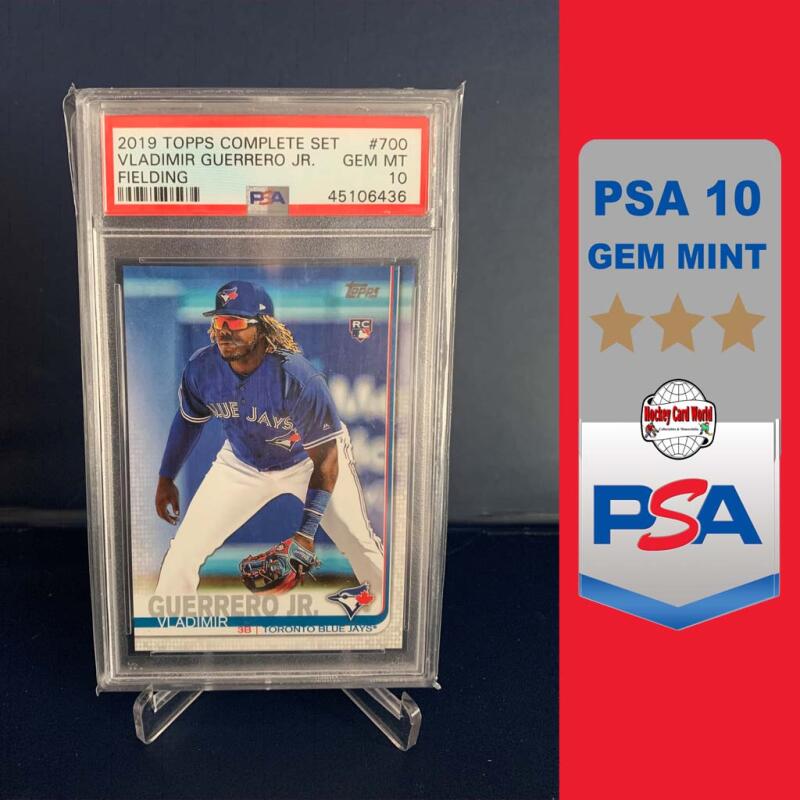 2019 Topps #700 Vladimir Guerrero Jr. Fielding Rookie RC PSA 10 Gem Mint - #06436