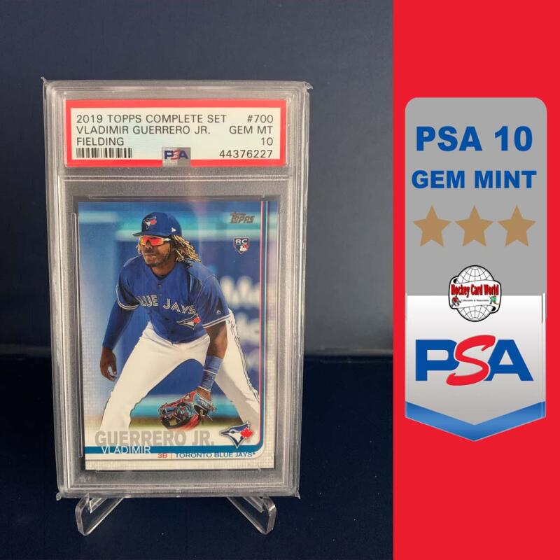 2019 Topps #700 Vladimir Guerrero Jr. Fielding Rookie RC PSA 10 Gem Mint - #76227