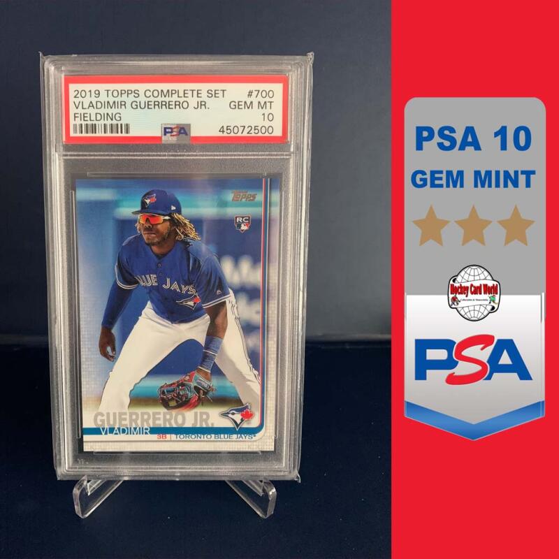 2019 Topps #700 Vladimir Guerrero Jr. Fielding Rookie RC PSA 10 Gem Mint - #72500