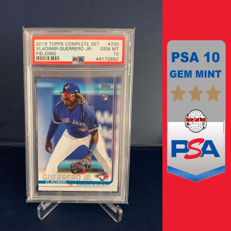 2019 Topps #700 Vladimir Guerrero Jr. Fielding Rookie RC PSA 10 Gem Mint - #72692