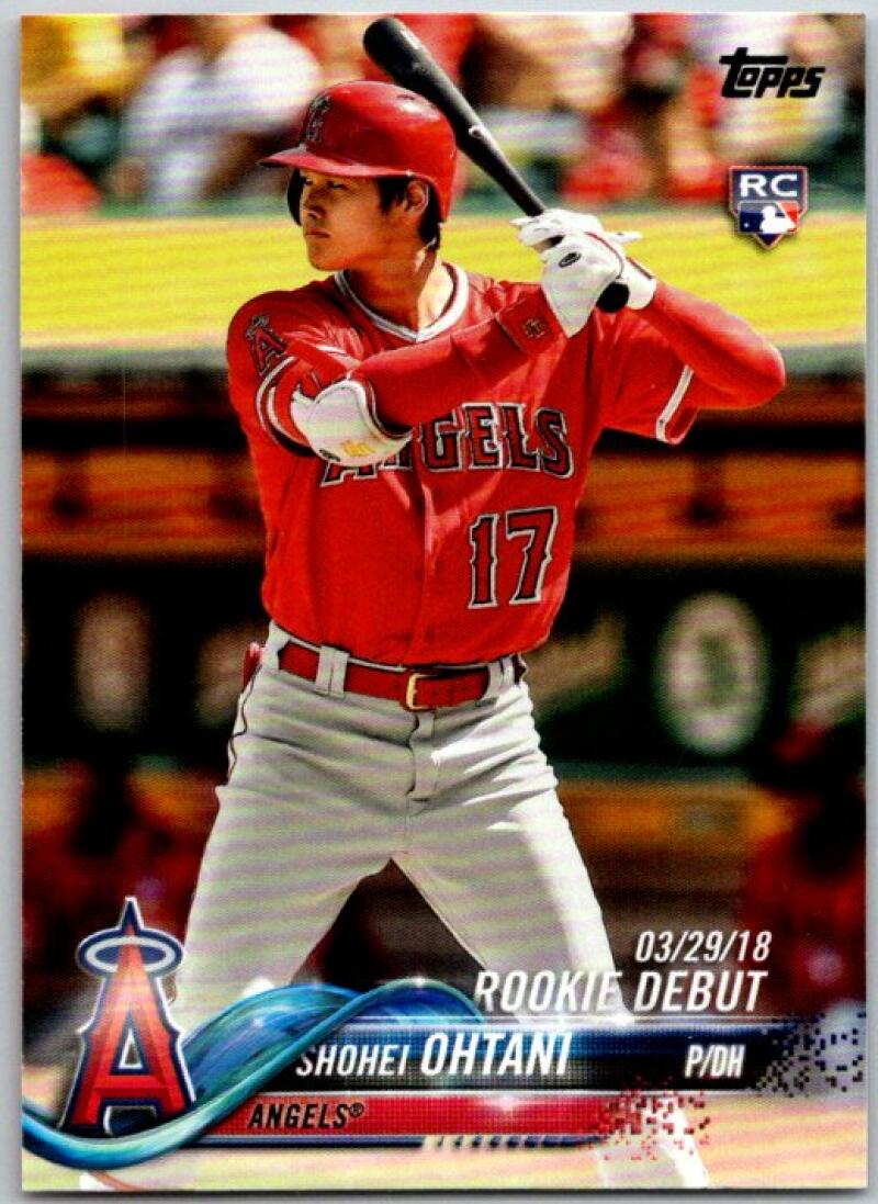 2018 Topps Update #US285 Shohei Ohtani RC Rookie Angels V44939