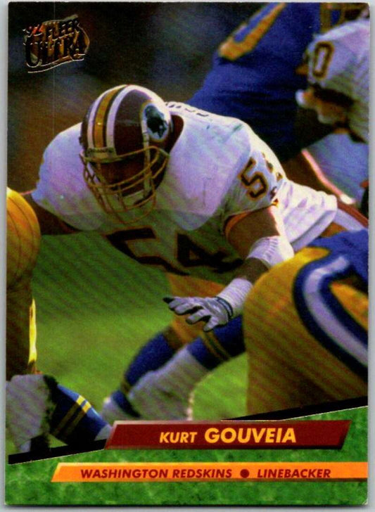 1992 Fleer Ultra Football #403 Kurt Gouveia  Washington  V44960
