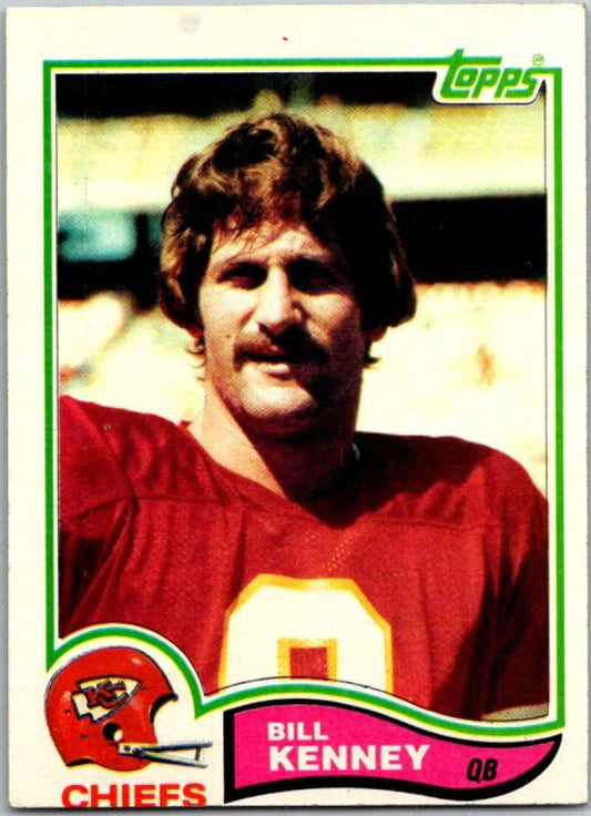1982 Topps Football #119 Bill Kenney  RC Rookie Chiefs  V44967