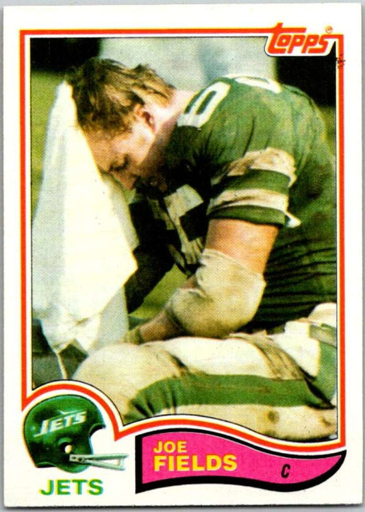 1982 Topps Football #166 Joe Fields  New York Jets  V44968