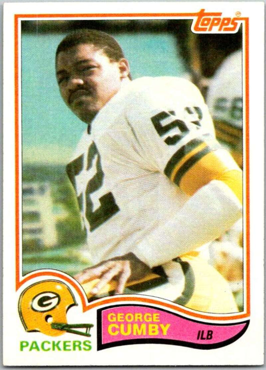 1982 Topps Football #356 George Cumby  Green Bay Packers  V44972