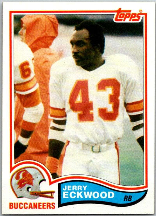 1982 Topps Football #498 Jerry Eckwood  Tampa Bay Buccaneers  V44977