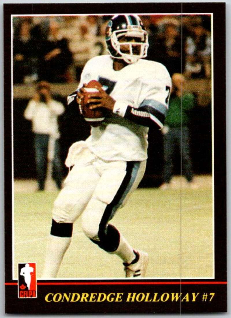 1986 Jogo CFL Football #33 Condredge Holloway #7  V45039