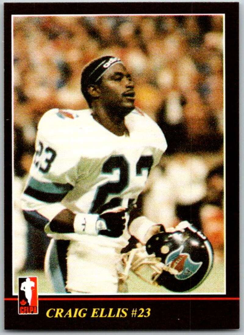 1986 Jogo CFL Football #37 Craig Ellis #23  V45045