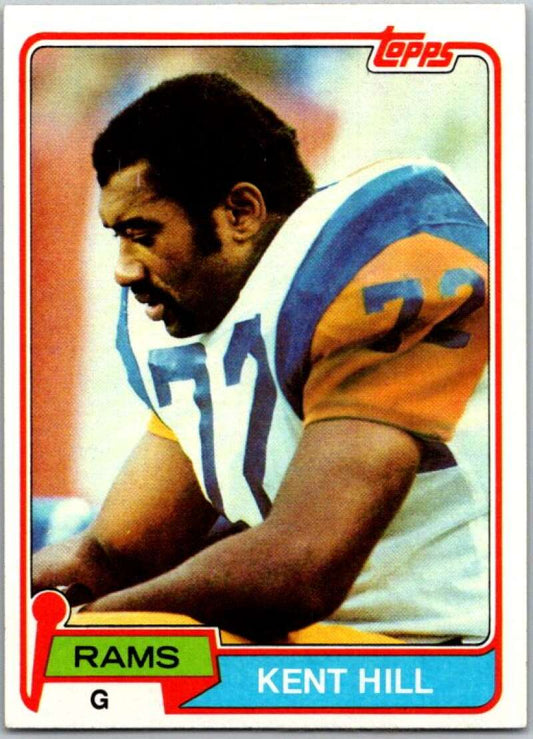 1981 Topps Football #62 Kent Hill  Los Angeles Rams  V45075