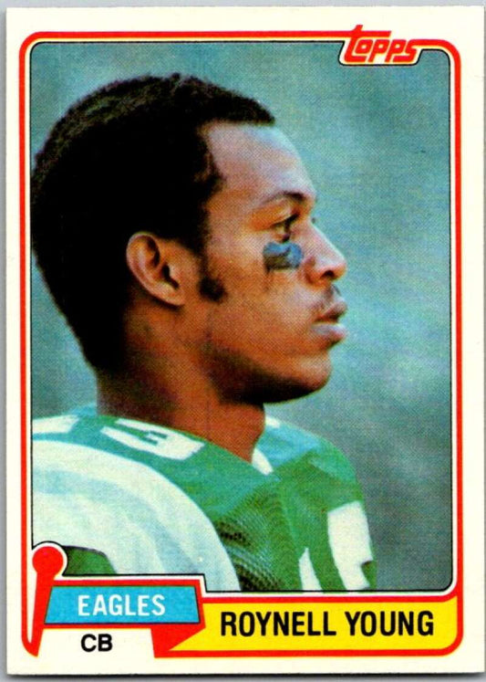 1981 Topps Football #72 Roynell Young RC Rookie Eagles  V45079