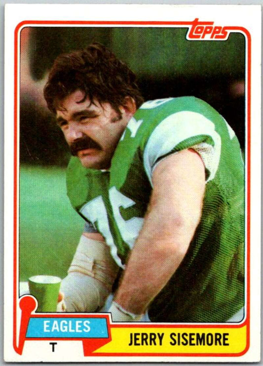 1981 Topps Football #112 Jerry Sisemore  Philadelphia Eagles  V45088