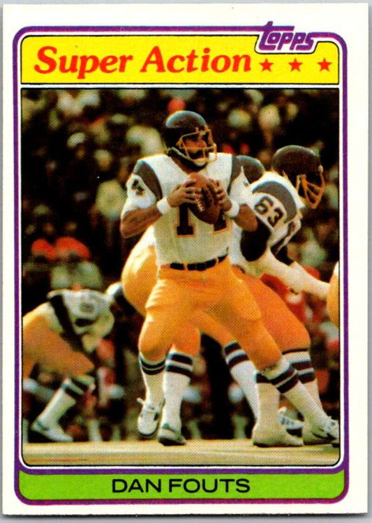 1981 Topps Football #153 Dan Fouts  San Diego Chargers  V45097
