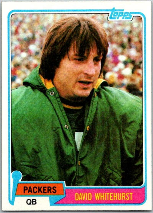 1981 Topps Football #189 David Whitehurst  Green Bay Packers  V45101