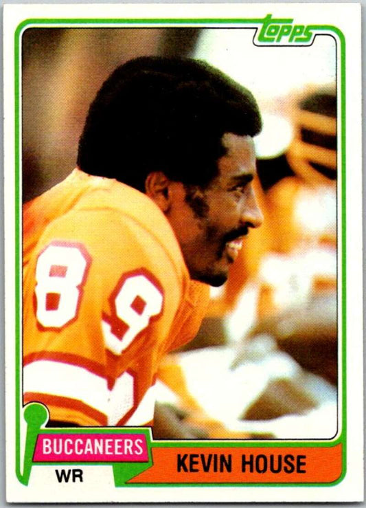 1981 Topps Football #214 Kevin House  RC Rookie Tampa Bay  V45104